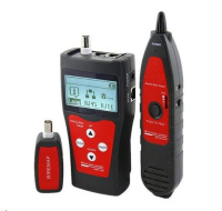 LAN Cable Tester TLCD76 s LCD, koax, Cat3/Cat5E/Cat6, UTP/STP, USB, sonda