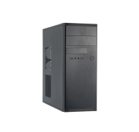 CHIEFTEC skříň Elox Series HQ-01B-OP, Miditower, USB 3.0, Black, bez zdroje