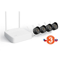 BAZAR - Tenda K4W-3TC - kamerový WiFi set, 4x IP 2K kamera, NVR rekordér, zvuk, noční vidění - poškozený obal