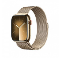 APPLE Watch Series 9 GPS + Cellular 45mm Gold Stainless Steel Case with Gold Milanese Loop