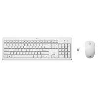 HP 230 Wireless Mouse and Keyboard Combo (White) CZ/SK - bezdrátová klávesnice a myš - pošk.obal