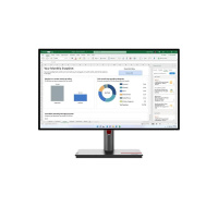 LENOVO LCD P24Q-30 - 23.8",IPS,matný,16:9,2560x1440,178/178,4ms/6ms,300cmd,1000:1,HDMI,DP,VESA,Pivot