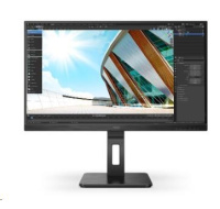 AOC MT IPS LCD WLED 27" Q27P2Q - IPS panel, 2560x1440, D-Sub, HDMI, DP, USB, repro, pivot