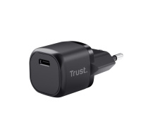 TRUST nabíječka 20W Maxo, USB-C, Nabíječka do zdi, černá