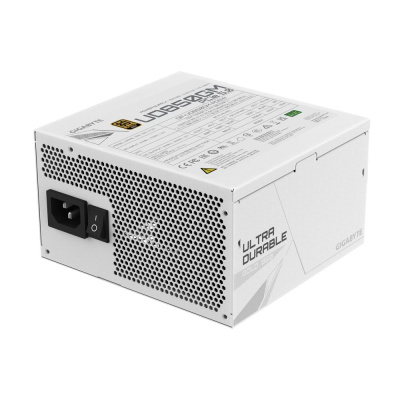 BAZAR - GIGABYTE zdroj UD850GM PG5, 850W, 80+ Gold, 120mm fan, bílá - Poškozený obal (Komplet)