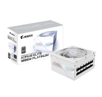 BAZAR - GIGABYTE zdroj AE1000PM PG5, 1000W, 80+ Platinum, 120mm fan, bílá - Po opravě (Komplet)