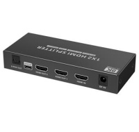 PremiumCord HDMI 2.1 splitter 1-2 porty, 8K@60hz, 4K@120Hz, 1080p, HDR+