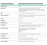 HPE Aruba Networking CX 5420 6-slot Switch