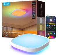 Govee RGBICWW Smart duální čtverhranné stropní světlo 2400lm 30cm Matter