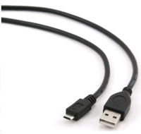 GEMBIRD Kabel USB 2.0 A-Micro B propojovací 0,5m (černý)