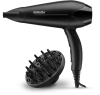 BaByliss D563DE fén, 2100 W, 2 rychlosti, 3 teploty, studený vzduch, s difuzérem, černý