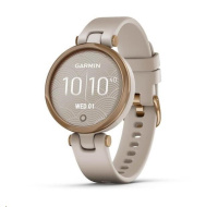 Garmin hodinky Lily Sport Rose Gold/Light Sand Silicone Band