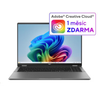 ASUS NTB Vivobook 16 Flip (TP3607SA-OLED035X), Ultra7 258V, 16" 2880x1800, 32GB, 1TB SSD, Intel Arc, W11 Pro, Matte Gray