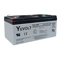 Baterie - YUVOLT Y3.2-12FR (12V; 3,2Ah; faston F1-4,7mm; životnost 3-5let)