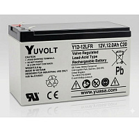 Baterie - YUVOLT Y12-12FR (12V; 12Ah; faston F2-6,3mm; životnost 3-5let)