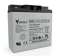 Baterie - YUVOLT Y17-12FR (12V; 17Ah; závit M5; životnost 3-5let)