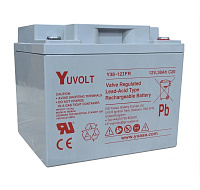 Baterie - YUVOLT Y38-12FR (12V; 38Ah; závit M5; životnost 3-5let)