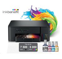 BROTHER multifunkce inkoustová DCP-T430W - A4 128MB 2400x600 16ppm USB 2.0. WIFI  - INKTANK
