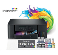 BROTHER multifunkce inkoustová DCP-T530DW - A4 128MB 2400x600 16ppm USB 2.0. WIFI  - INKTANK