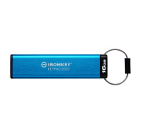 Kingston Flash Disk IronKey 16GB USB-C IronKey Keypad 200C, FIPS 140-3 Lvl 3 (Pending) AES-256