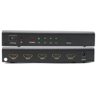 PREMIUMCORD HDMI switch 4:1 s audio výstupy ( stereo, Toslink, coaxial )