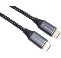 PREMIUMCORD Kabel HDMI 2.1 High Speed + Ethernet kabel 8K@60Hz, zlacené konektory, 0,5m