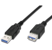 PremiumCord Prodlužovací kabel USB 3.0 Super-speed 5Gbps A-A, MF, 9pin, 0.5m