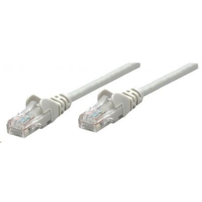 Intellinet patch kabel, Cat6 Certified, CU, UTP, PVC, RJ45, 1,5 m, šedý