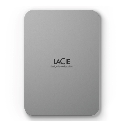 SEAGATE Externí HDD 2TB Lacie Mobile Drive, USB-C, Stříbrná