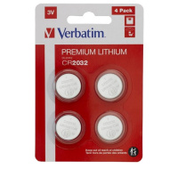 VERBATIM Lithium baterie CR2032 3V 4ks v balení