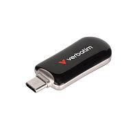 VERBATIM Flash Disk 128GB Plectra USB-C 3.0, černá