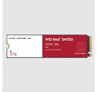 WD RED SSD NVMe 1TB PCIe SN700, Geb3 8GB/s, (R:3430/W:3000 MB/s) TBW 2000