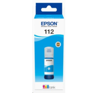 BAZAR - EPSON ink bar 112 EcoTank Pigment Cyan ink bottle - Poškozený obal (Komplet)