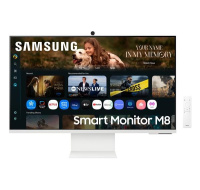 BAZAR - #SAMSUNG MT LED LCD 32" Smart Monitor M8 (M80F) VA, UHD, 60hz, 4ms, hdmi, usb-c, speaker, pivot - Poškozený obal
