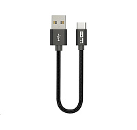 WG - Datový kabel Type-C na USB-A, 20 cm, černá