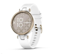 Garmin hodinky Lily Sport Cream Gold/White Silicone Band, EU