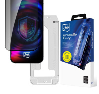 3mk tvrzené sklo HardGlass Max Privacy FrameFit pro Apple iPhone 15 Plus/16 Plus