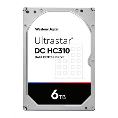BAZAR Western Digital Ultrastar® HDD 6TB (HUS726T6TAL5201) DC HC310 3.5in 26.1MM 256MB 7200RPM SAS 512E TCG P3