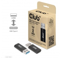 Club3D adaptér USB 3.2 Gen1 Type A na USB 3.2 Gen1 Type C (M/F), černá