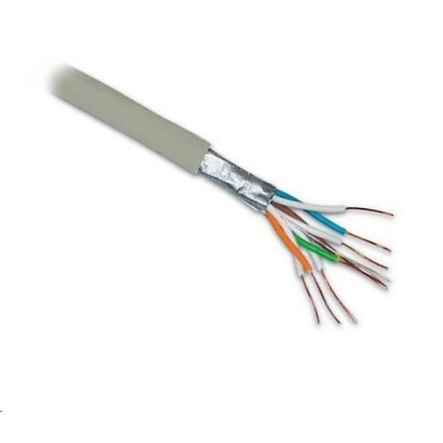 PLANET FTP Cat6, drát, 4pár, Cat6, Dca, šedý, 305m
