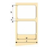 OEM termoetikety 100mm x 150mm termoetikety, cena za 500 ks, BPA free