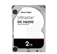 Western Digital Ultrastar® HDD 2TB (HUS722T2TALA604) DC HA210 3.5in 26.1MM 128MB 7200RPM SATA 512N SE (GOLD WD2005FBYZ)