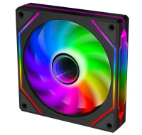 EVOLVEO 120UX-S ventilátor 120mm, 4pin molex, ARGB, slave, černá