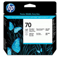 HP 70 Black photografic + Light Grey DJ Printhead, C9407A