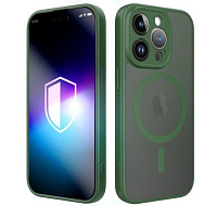 3mk ochranný kryt Misty MagCase Green pro Apple iPhone 15 Pro Max