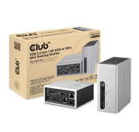 Club3D Mini dokovací stanice USB 3.2 4K30Hz UHD (HDMI/DVI/4x USB 3.1/Ethernet/Audio) DisplayLink® Certified