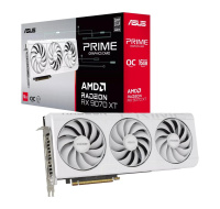 ASUS VGA AMD RADEON RX 9070 XT PRIME 16GB OC WHITE, RX 9070 XT, 16GB GDDR6, 3xDP, 1xHDMI