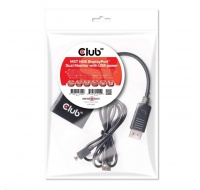 Club3D Video hub MST (Multi Stream Transport) DisplayPort na 2x DisplayPort, USB napájení