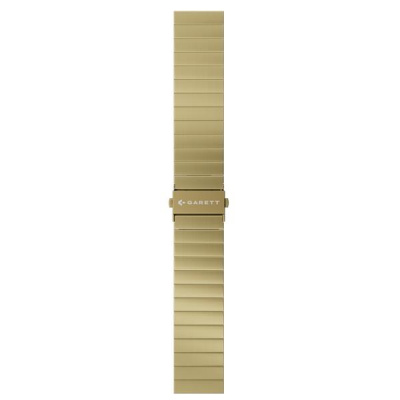 Garett univerzální řemínek 20 mm, zlatý kovový, typ Solid
