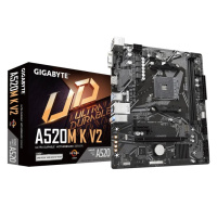 BAZAR - GIGABYTE MB Sc AM4 A520M K V2, AMD A520M, 2xDDR4, 1xHDMI, 1xVGA - Po opravě (Bez příšlušenství)
